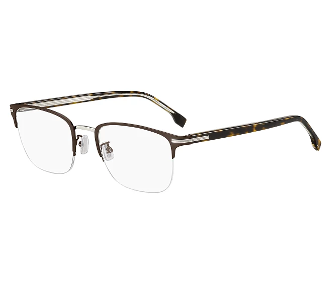 Hugo Boss eyeglasses BOSS-1729-G 12R 55 21 BrownSilver