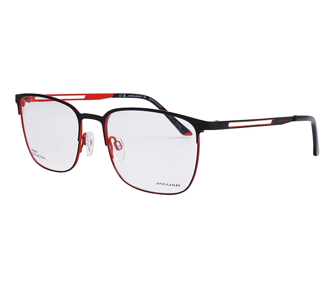 Jaguar eyeglasses 33627 6100 55 18 BlackRed