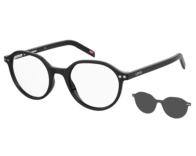 Levi's eyeglasses LV1017-CS 807/IR 50 20 BlackSteel