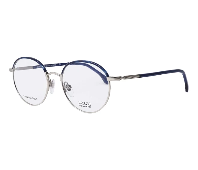 Lozza eyeglasses VL-2257H 0581 50 18 BlueSilver