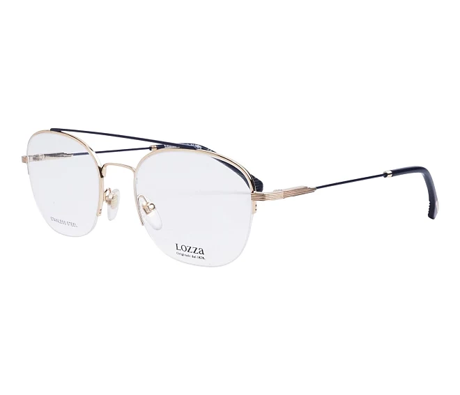 Lozza eyeglasses VL-2352 0354 53 20 GoldBlue denim