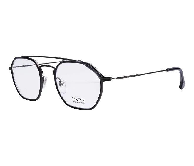 Lozza eyeglasses VL-2362 0VBN 50 21 BlackKhaki