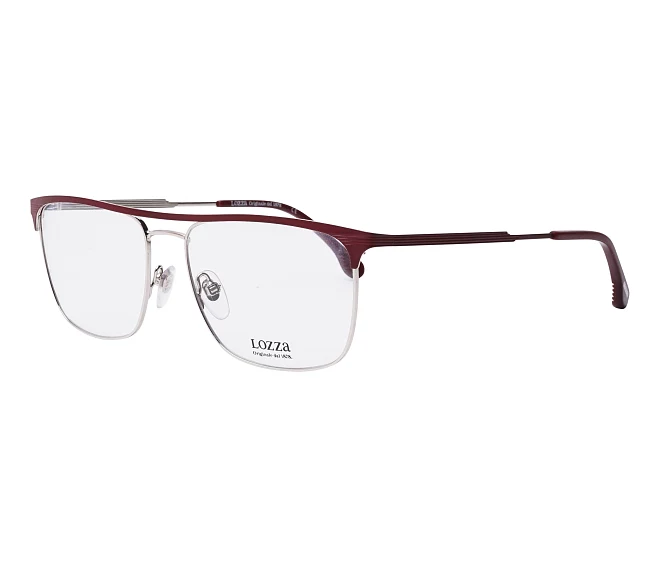 Lozza eyeglasses VL2377 0522 56 16 BordeauxSilver