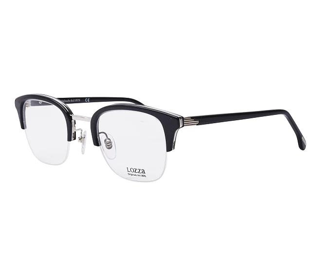 Lozza eyeglasses VL4145 0BLK 48 24 BlackSilver