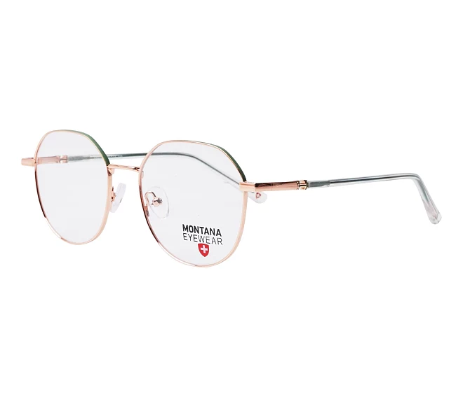 Montana eyeglasses MM586 PINK GOLD 50 18 Rose goldGreen