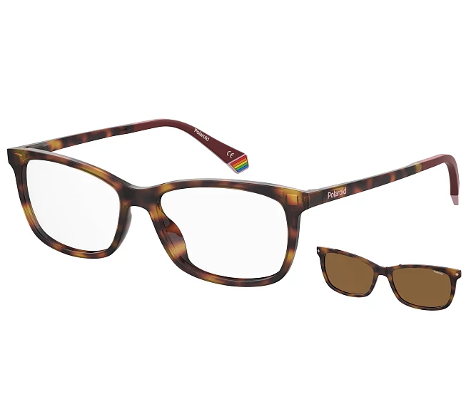Polaroid eyeglasses PLD-6140-CS 086/SP 53 15 Havana