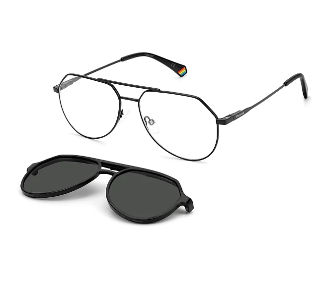 Polaroid eyeglasses PLD-6156-CS 807M9 56 16 Black