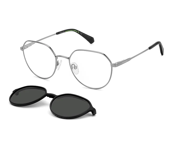 Polaroid eyeglasses PLD-6204-CS V81/M9 54 19 GunBlack