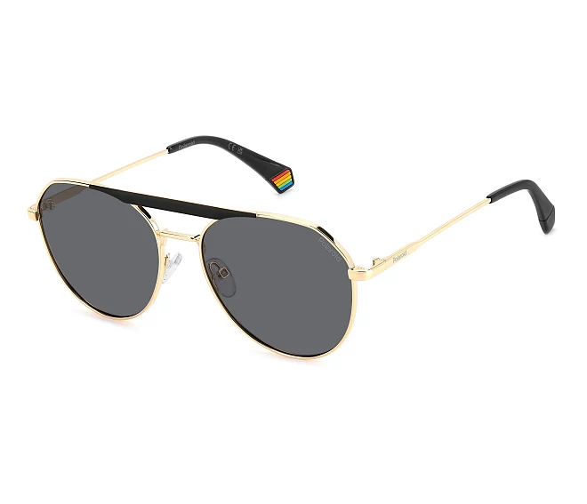 Polaroid sunglasses PLD-6211-S-X RHLM9 57 17 GoldBlack