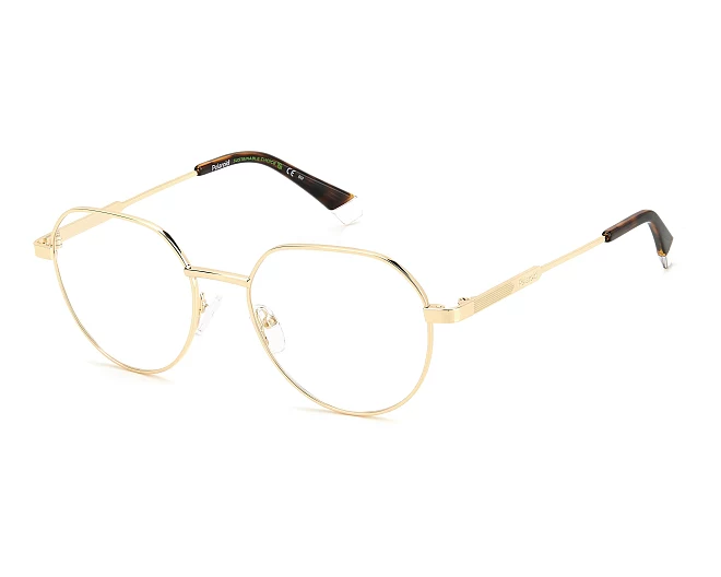 Polaroid eyeglasses PLD-D471 J5G 52 18 Gold