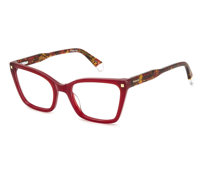 Polaroid eyeglasses PLD-D520 LHF 54 19 Burgundy