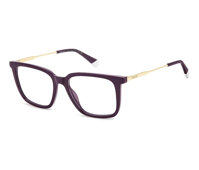 Polaroid eyeglasses PLD-D565 LHF 53 17 Burgundy