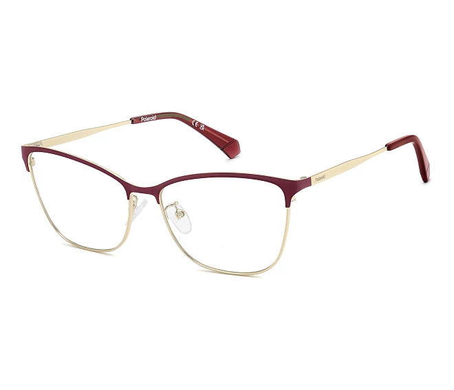 Polaroid eyeglasses PLD-D584-G E28 58 15 BurgundyGold