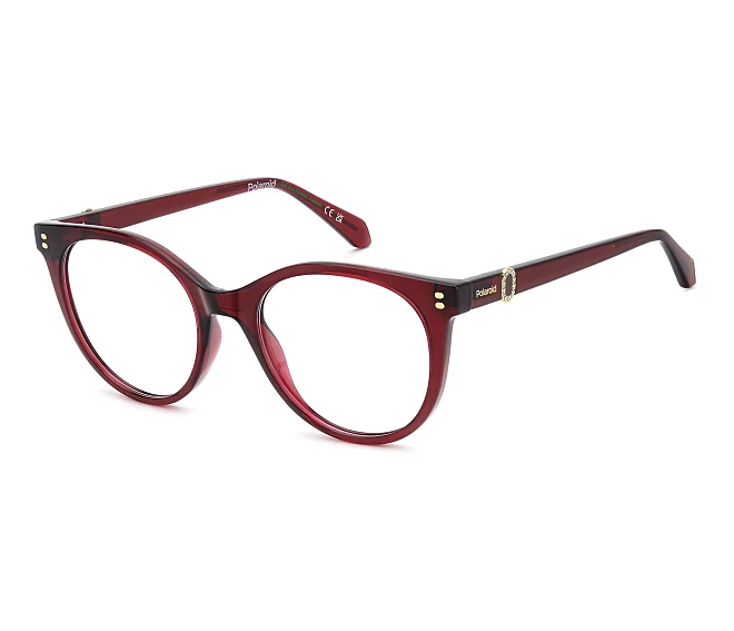 Polaroid eyeglasses PLD-D601 C9A 52 19 Red