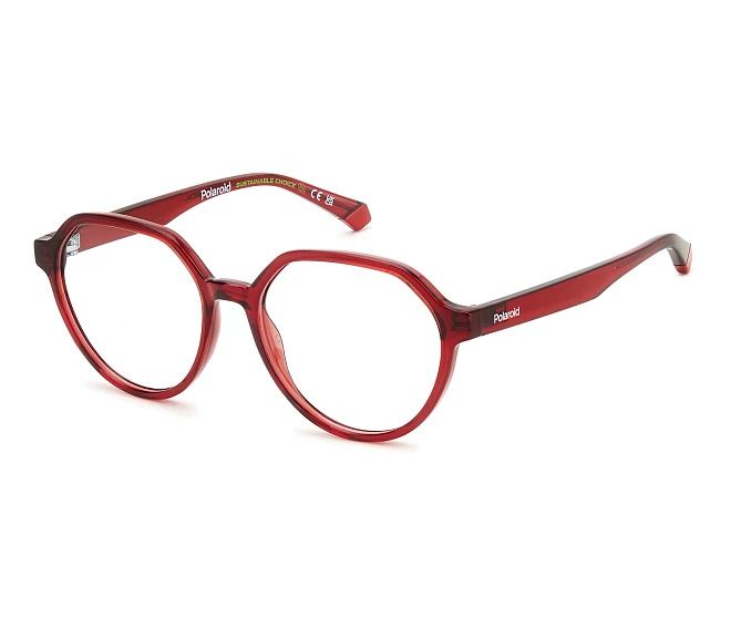 Polaroid eyeglasses PLD-D837 C9A 49 15 Red
