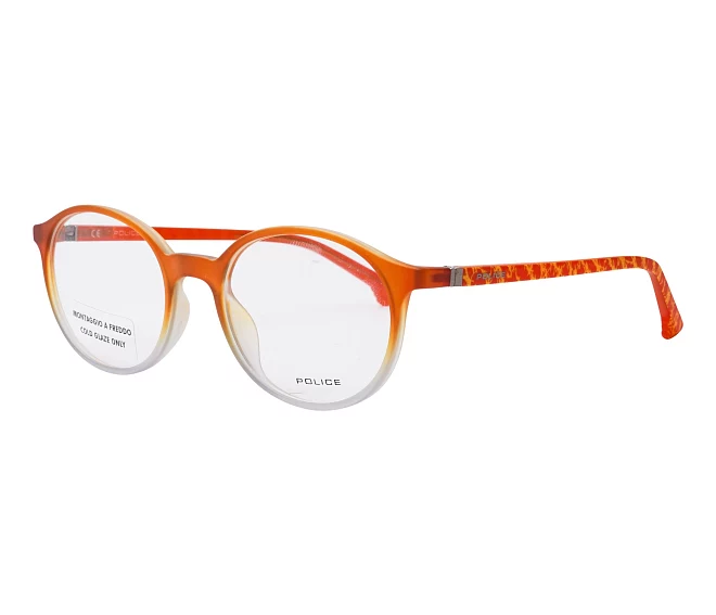 Police eyeglasses VK051 04GF 47 18 Orange