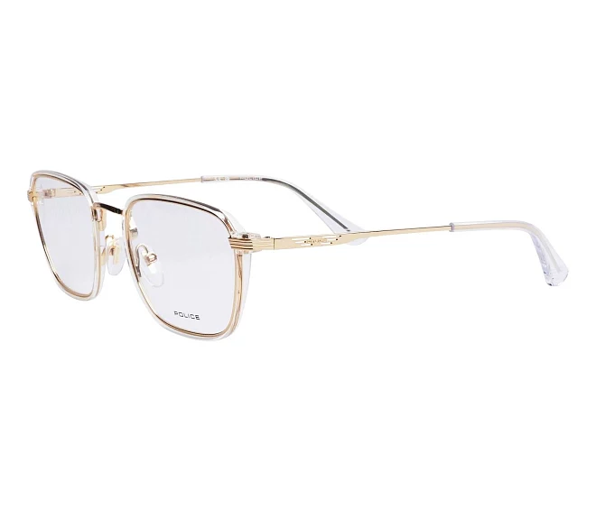 Police eyeglasses VPLG76 300Y 51 21 GoldCrystal