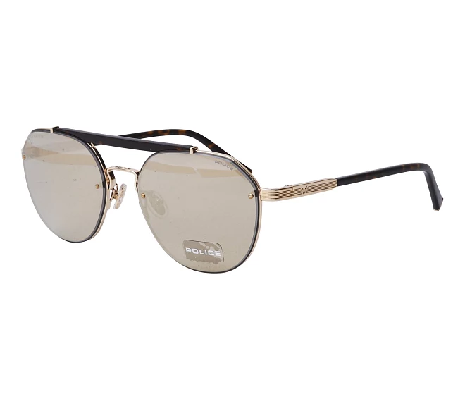 Police sunglasses SPLE19 300G 57 18 GoldHavana