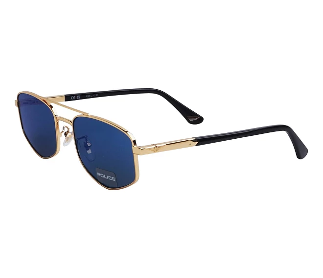 Police sunglasses SPLQ84 200B 55 20 GoldBlack