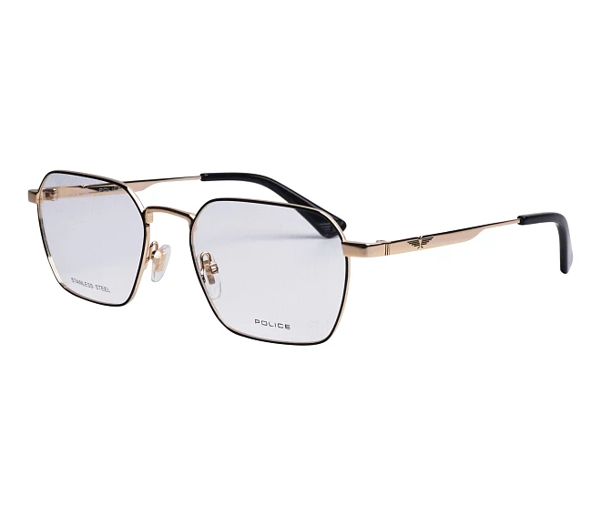 Police eyeglasses VPLP10 0301 54 19 GoldBlack