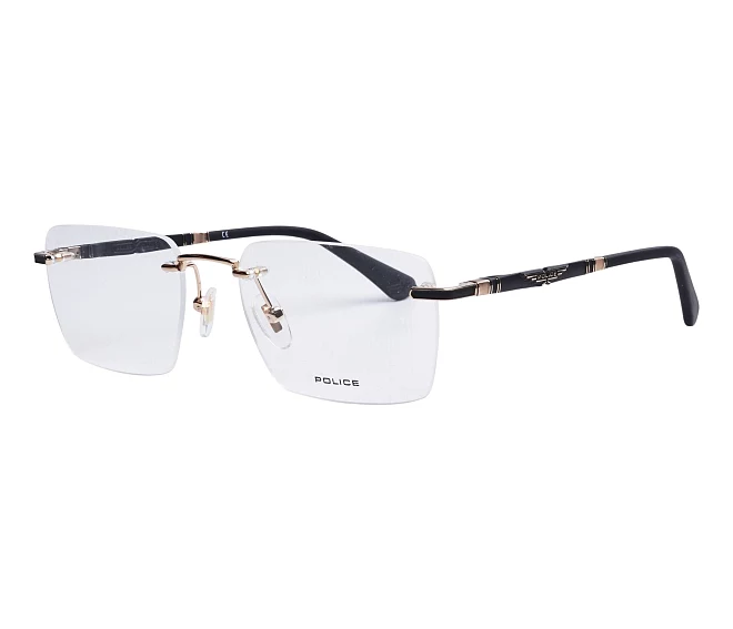 Police eyeglasses VPLF84 0302 54 18 BlackGold