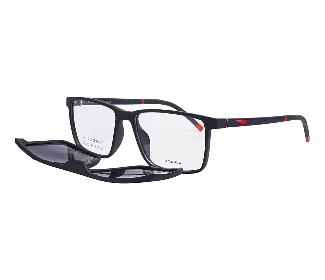 Police eyeglasses UPLL74 I41P 54 16 GreyRed