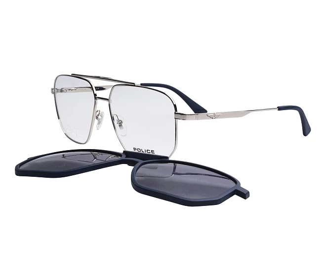Police eyeglasses UPLU-55 579P 57 15 Steel