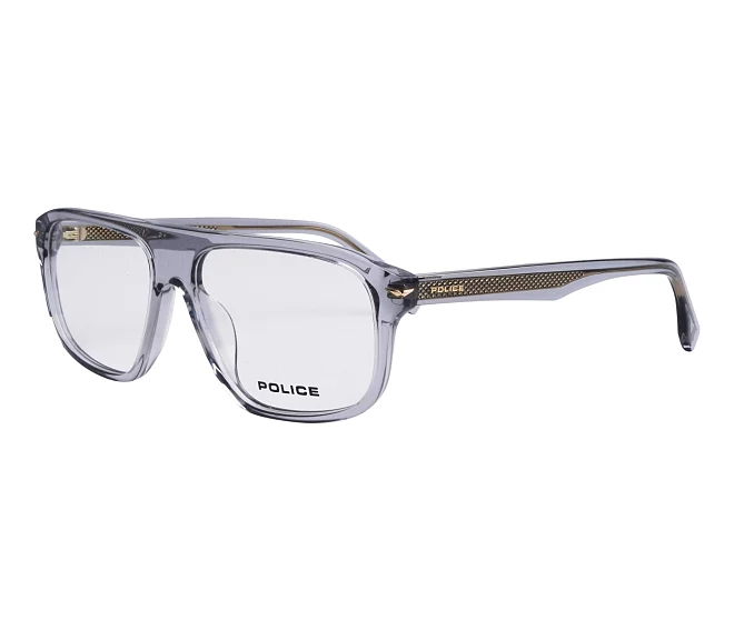 Police eyeglasses VPLQ65 04G0 55 15 CrystalClear