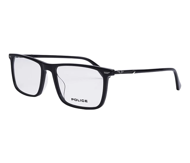 Police eyeglasses VPLQ68 0700 55 18 BlackSteel