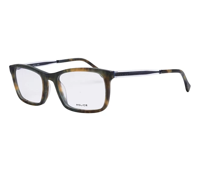 Police eyeglasses VPL262N 7D7M 52 19 KhakiSteel