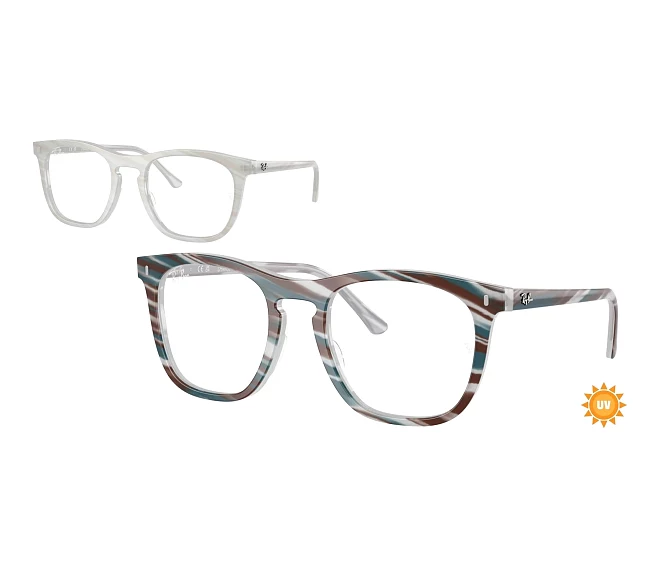 Ray-Ban eyeglasses RX2210V 8382 51 21 Blue