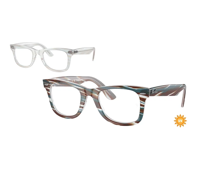 Ray-Ban eyeglasses RX4340V 8382 50 22 Blue
