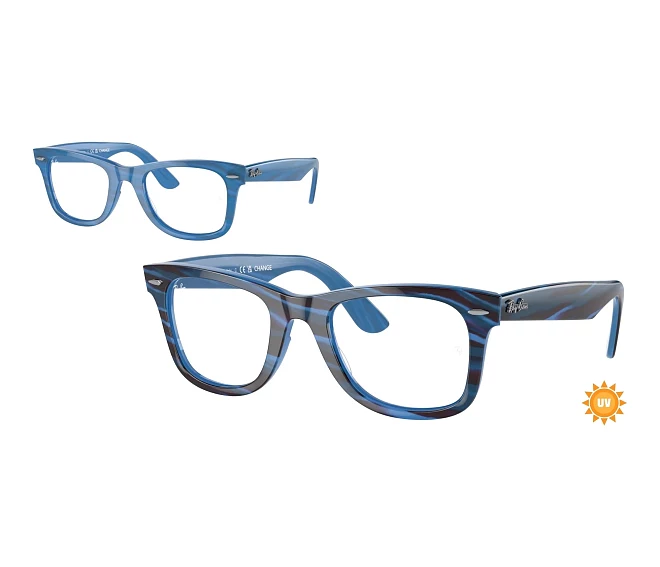 Ray-Ban eyeglasses RX4340V 8384 50 22 Blue