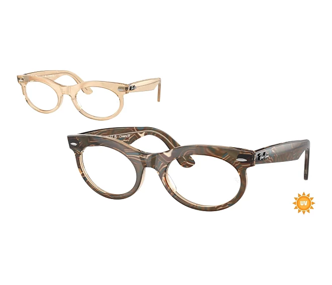 Ray-Ban eyeglasses RX2242V 8294 50 22 Brown