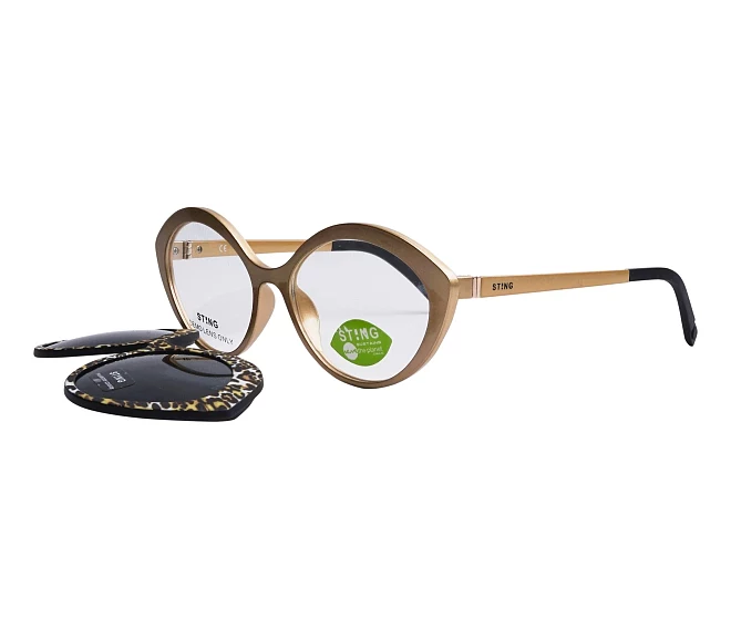 Sting eyeglasses SST378 1FRP 53 16 GoldBlack