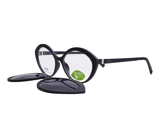 Sting eyeglasses SST378 U28P 53 16 Black