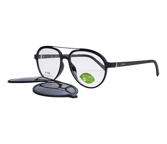Sting eyeglasses SST410 Z42P 54 16 BlackKhaki