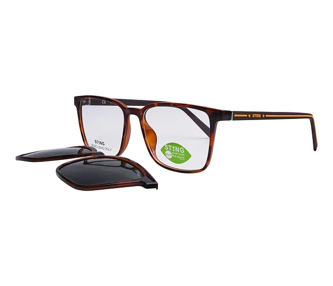 Sting eyeglasses SST454 AH9P 53 16 Brown
