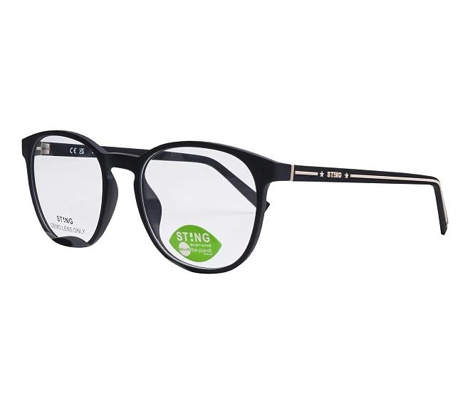 Sting eyeglasses SST455 U28Z 52 19 BlackWhite
