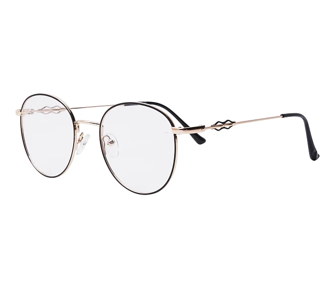 Sun eyeglasses L116 BLACK 50 19 BlackGold