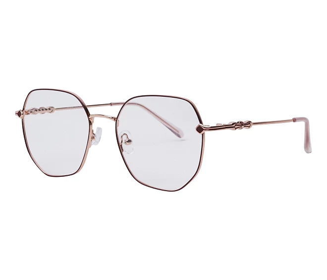 Sun eyeglasses L121 PINKGOLD 53 18 Rose gold