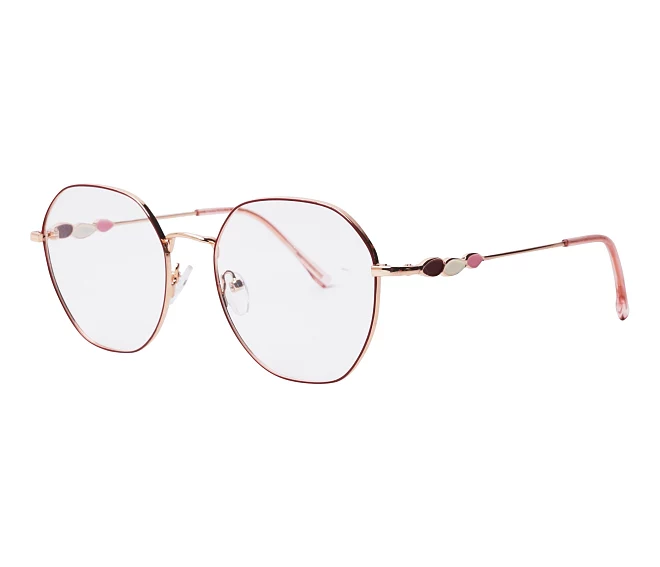 Sun eyeglasses L122 RED 54 18 RedRose gold