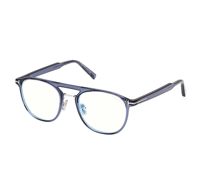 Tom Ford eyeglasses FT5982-B 090 52 20 BlueSteel