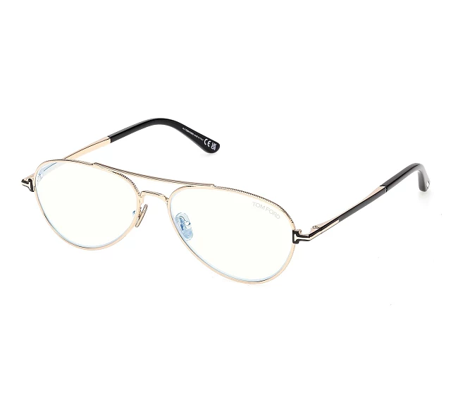 Tom Ford eyeglasses FT6128-B 028 56 16 Rose gold