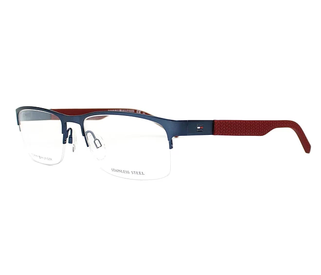 Tommy Hilfiger eyeglasses TH-1447 LL0 55 18 BlueBordeaux
