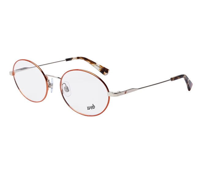 Web eyeglasses WE-5275 16A 51 18 OrangeGold walnut