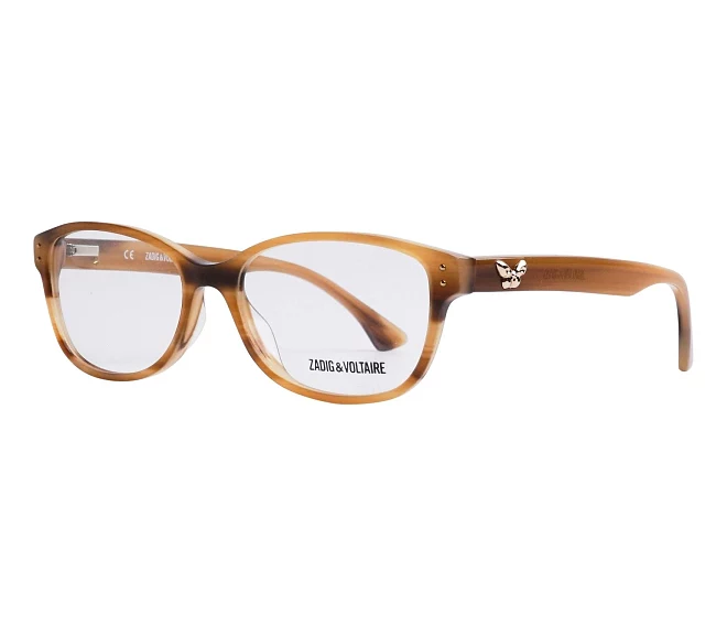 Zadig et Voltaire eyeglasses VZV092 07LC 53 16 Brown