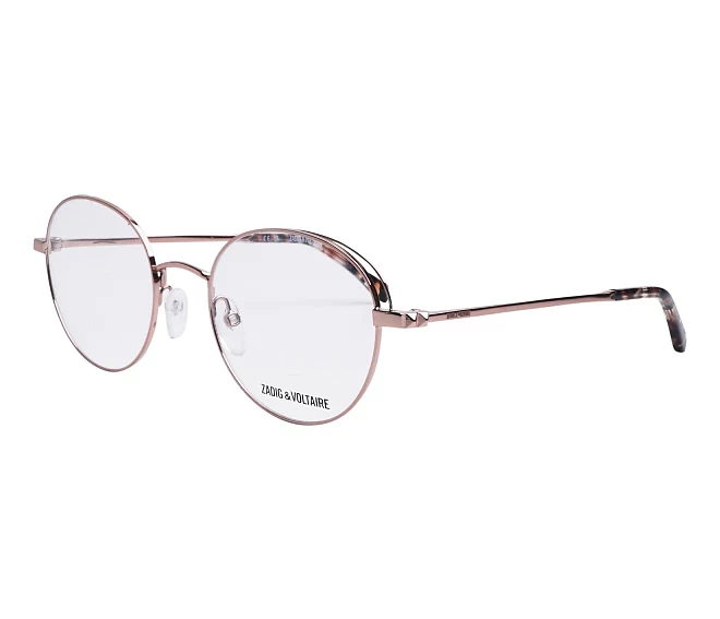 Zadig et Voltaire eyeglasses VZV-290 0A40 50 19 Gold walnut
