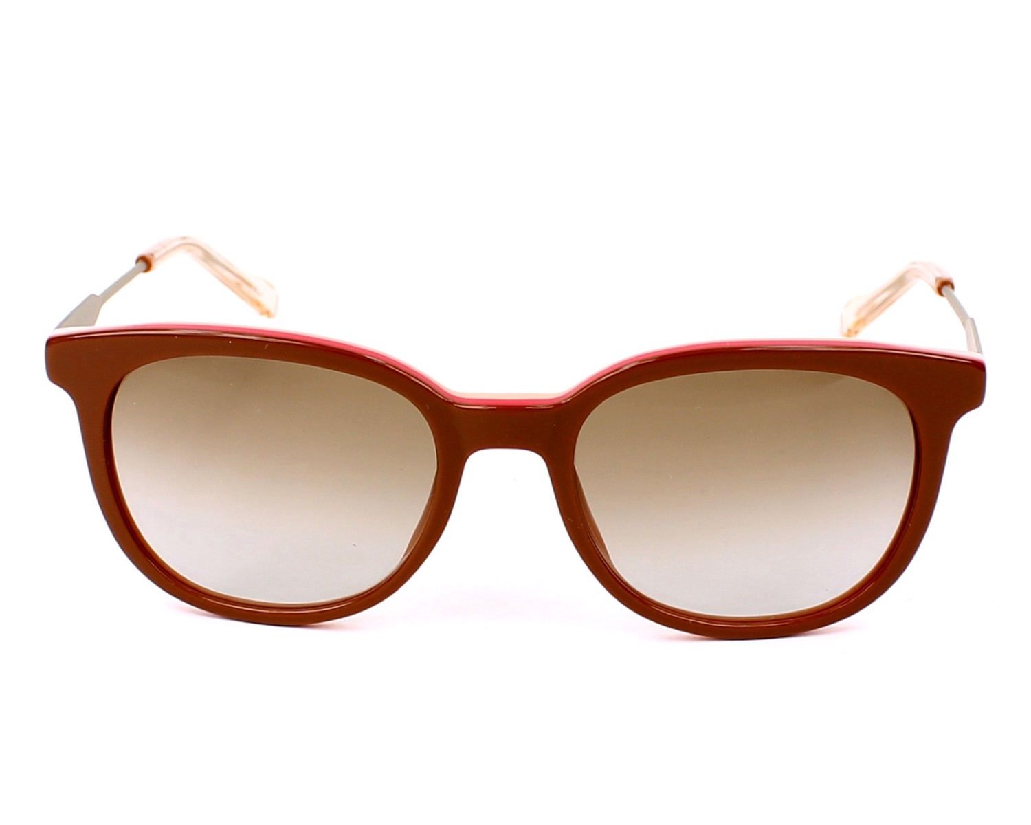 BOSS ORANGE Oversized Aviator Sunglasses in Brown Black Grandpa Oversized Aviator Tinted Sunglasses with  main image 4