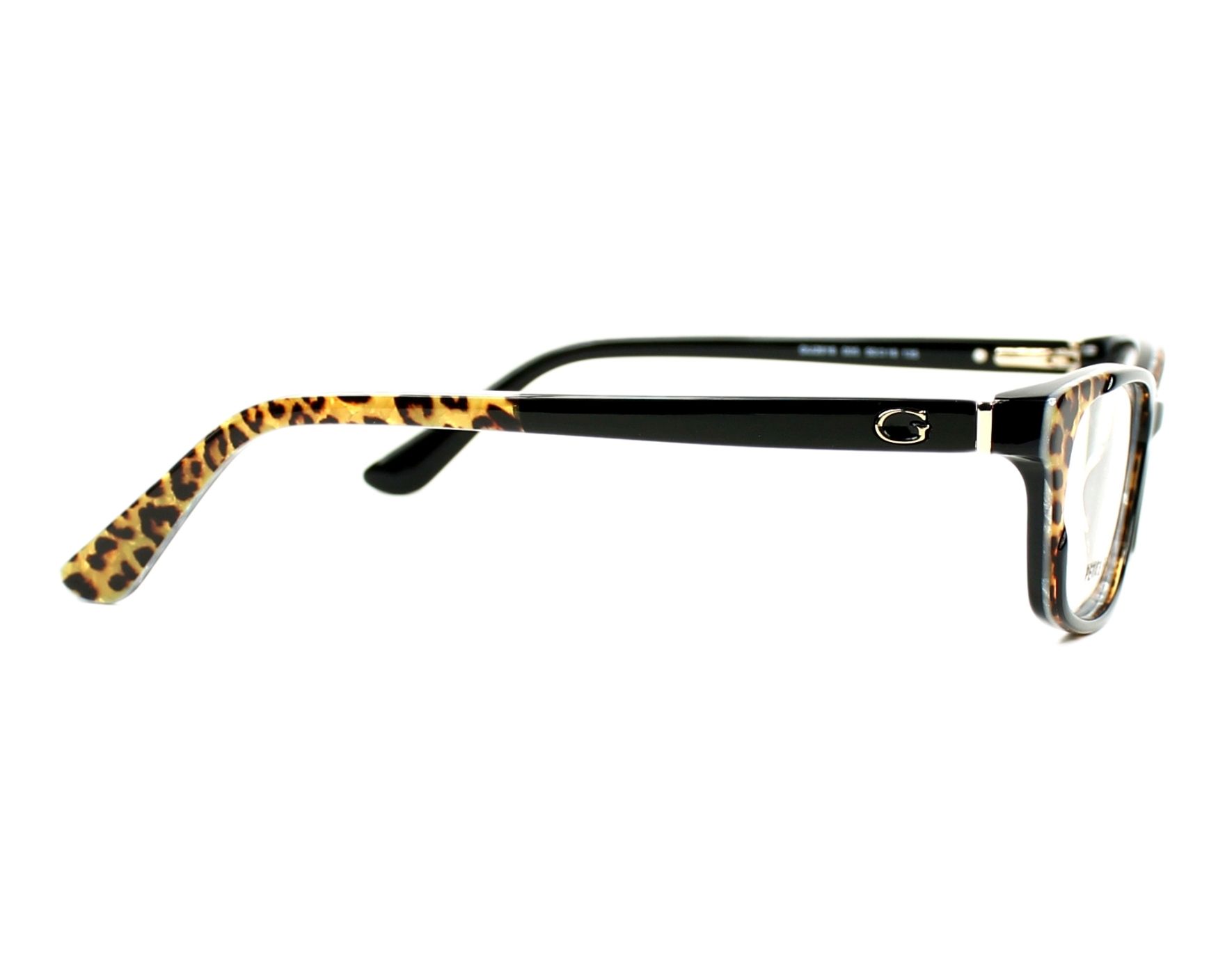 eyeglasses Guess GU-2616 005 53-16 Black Brown side view